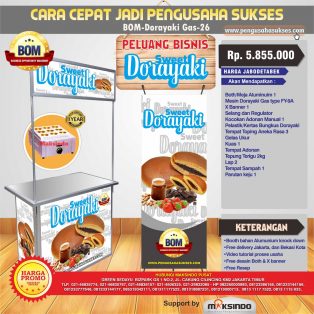 Paket Usaha Sweet Dorayaki ( Gas ) Program BOM