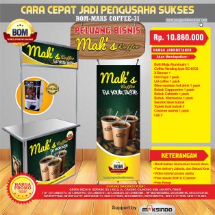 Paket Usaha Mak’s Coffe Program BOM
